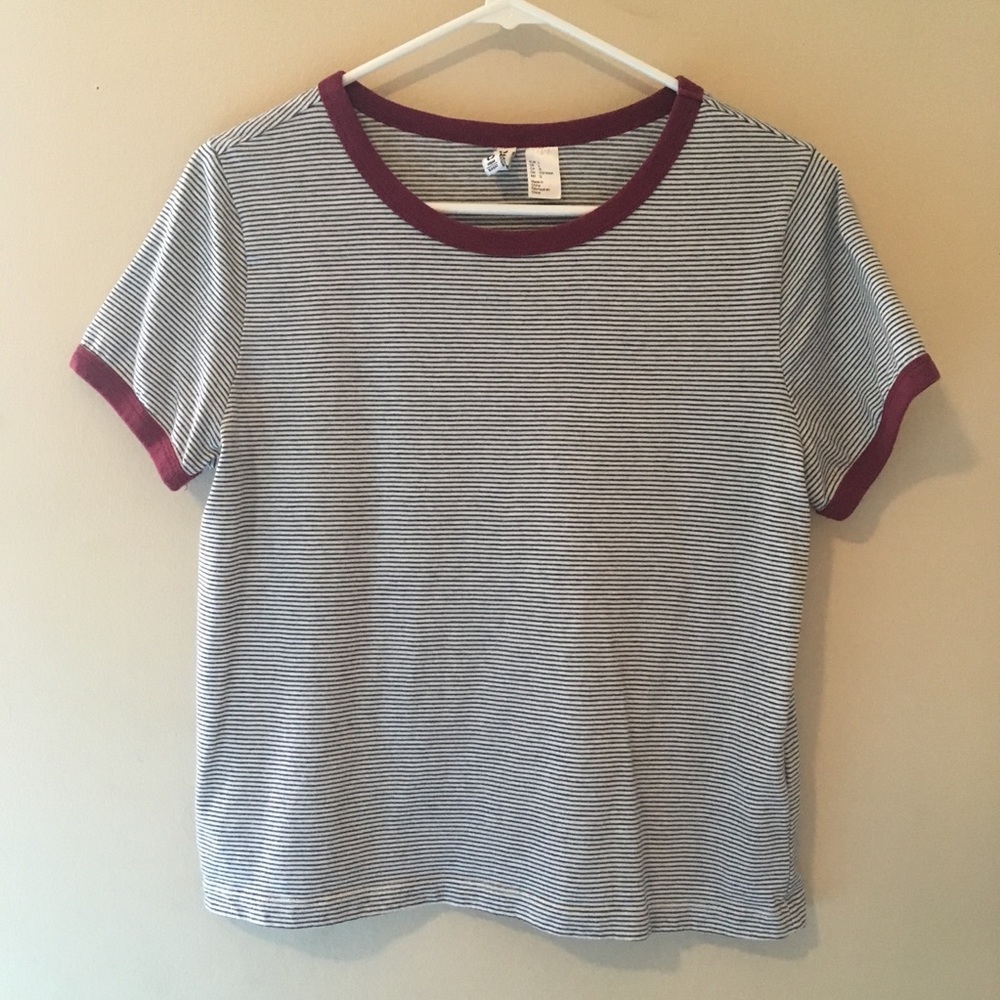 Stripped crop top